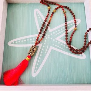 ☀️ Bohemian yoga tassel necklace 3/$30